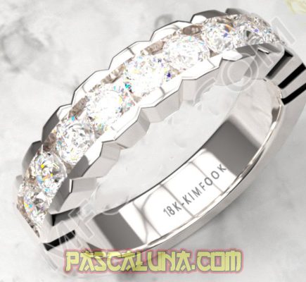 10 Stones Diamond Eternity Ring WBRD107 KimFook