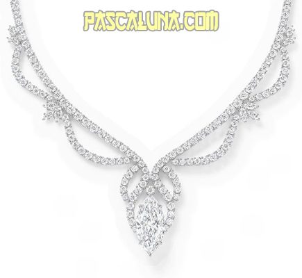 A Spectacular Diamond Necklace Harry Winston Ikon Kemewahan