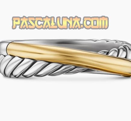 Crossover Band Ring David Yurman Keanggunan Desain Ikonik