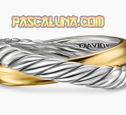 David Yurman Crossover Two Row Rotating Ring