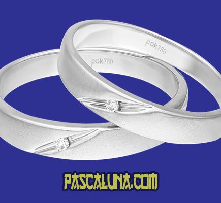 Diamond Wedding Ring DCKS0145A Cincin Berlian Elegan