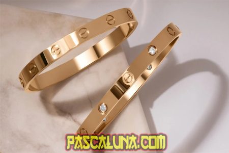 LOVE Bracelet Classic Model Cartier Perhiasan Simbol Cinta Abadi