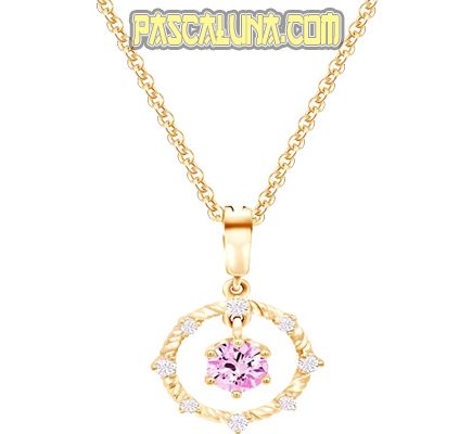 Liontin La Vie en Rose Floating Solitaire The Palace Liontin Elegan