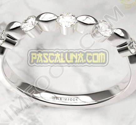 Ring WBRD148 Kimfook Perhiasan Elegan Sentuhan Klasik