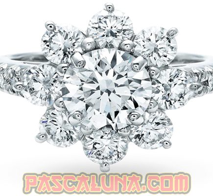 Sunflower Diamond Ring Medium Harry Winston